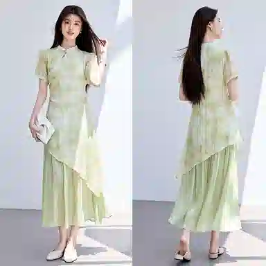 VICTORIA&VERA Vintage Qipao Dress