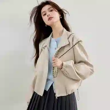 VICTORIA&VERA Vintage Collar Jacket