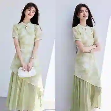 VICTORIA&VERA Vintage Qipao Dress