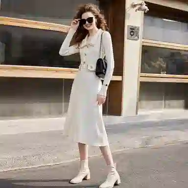 VICTORIA&VERA Classic Knit Dress