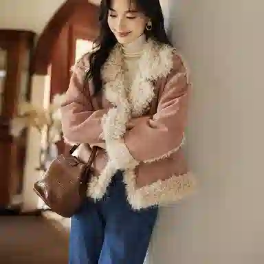 VICTORIA&VERA Suede Jacket