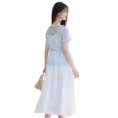 VICTORIA&VERA Lace Sleeve Set