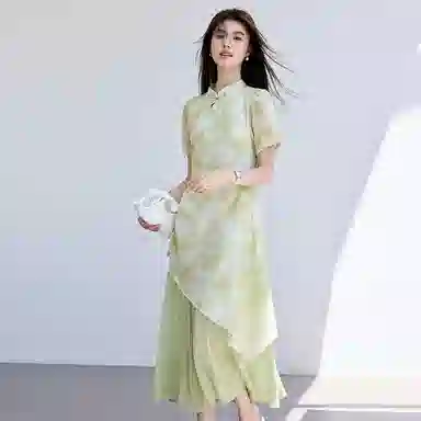 VICTORIA&VERA Vintage Qipao Dress