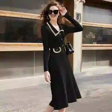 VICTORIA&VERA Classic Knit Dress