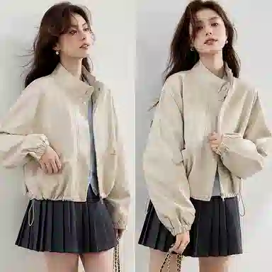 VICTORIA&VERA Vintage Collar Jacket