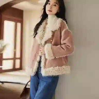 VICTORIA&VERA Suede Jacket