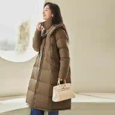 VICTORIA&VERA Hooded Down Jacket