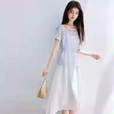 VICTORIA&VERA Lace Sleeve Set