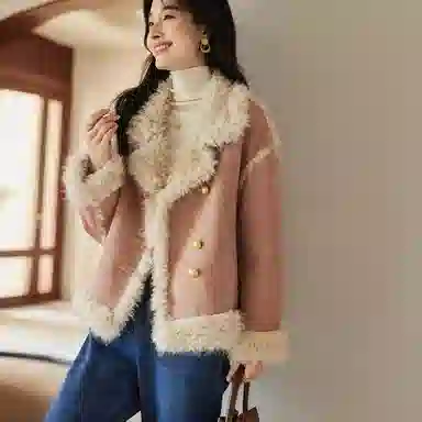 VICTORIA&VERA Suede Jacket