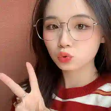 【联系客服可配度数】 佐川 修容大框眼镜女 超轻复古方框显瘦眼镜架男 文艺圆脸眼镜 合金 方形 光学镜架 男女同款情侣款 礼盒装