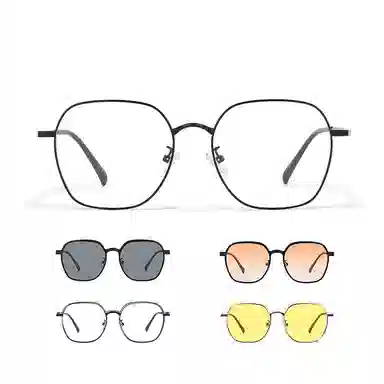 佐川 超轻时尚多边形眼镜 百搭单品 素颜神器 修饰脸型可配 光学镜架 男女同款情侣款
