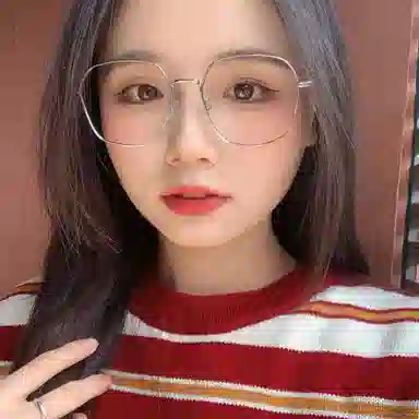 【联系客服可配度数】 佐川 修容大框眼镜女 超轻复古方框显瘦眼镜架男 文艺圆脸眼镜 合金 方形 光学镜架 男女同款情侣款 礼盒装