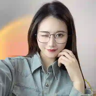 【联系客服可配度数】 佐川 修容大框眼镜女 超轻复古方框显瘦眼镜架男 文艺圆脸眼镜 合金 方形 光学镜架 男女同款情侣款 礼盒装