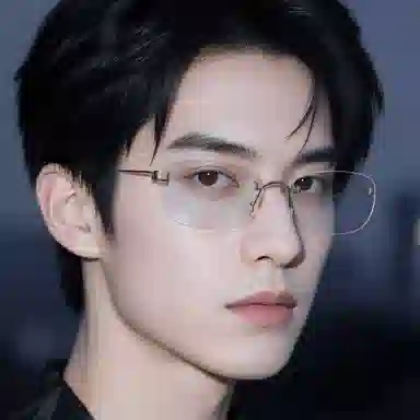 佐川 超轻纯钛无框 精致方框显脸小 高智感高品质镜框 方形 光学眼镜 男女同款情侣款