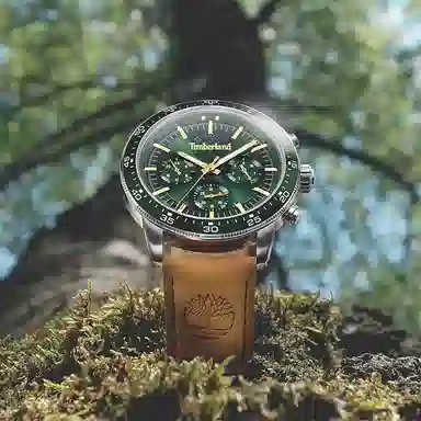 Timberland Rambush Quartz Watch Green 44mm