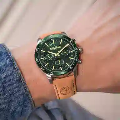 Timberland Rambush Quartz Watch Green 44mm