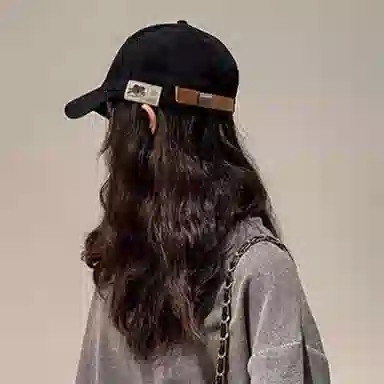 冠辉 复古刺绣 潮流学生休闲百搭 显脸小 春秋遮阳防晒棒球帽 棉 鸭舌帽 男女同款情侣款