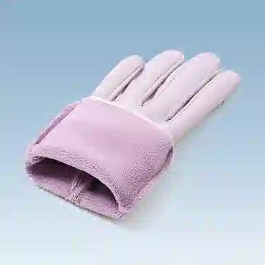 俞兆林 女士冬季滑雪触屏电动车加绒加厚保暖骑行防水防风寒防滑户外防雨 绒线手套 女款