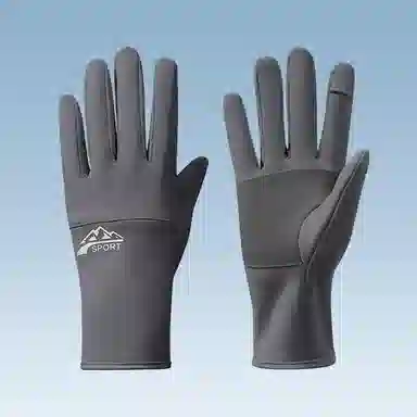 俞兆林 女士冬季滑雪触屏电动车加绒加厚保暖骑行防水防风寒防滑户外防雨 绒线手套 女款