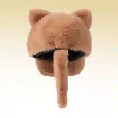 俞兆林 毛绒帽子冬季女保暖户外防寒小猫耳朵可爱棒球帽方圆脸显脸小帽子 轻暖舒适 鸭舌帽 女款