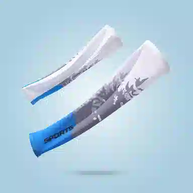 俞兆林 加大加肥冰袖户外出游登山骑行外卖出游开车电竞夏天遮阳防紫外线凉感护袖透气护臂护肘袖套 轻薄款 防晒袖 男女同款情侣款