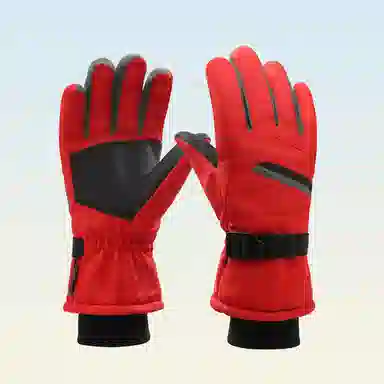 俞兆林 骑行加绒加厚防风防寒电动摩托车防泼水面料针织腕口保暖 聚酯纤维 其他手套 男女同款情侣款