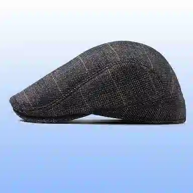 俞兆林 中年人爸爸帽子保暖加长护耳秋冬季鸭舌帽老人爷爷前进帽 轻薄款 贝雷帽 男款