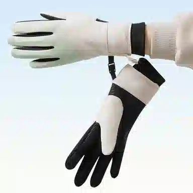 俞兆林 防滑防风冬季新款骑行电动车分指可触屏加绒防寒户外女士滑雪玩雪加棉厚实 保暖 其他手套 女款