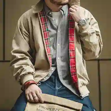 MADEN Harrington Jacket Khaki