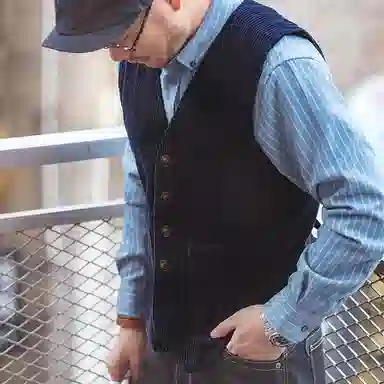 MADEN Vintage Corduroy Vest