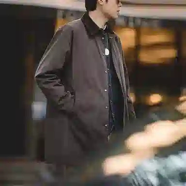 MADEN Waxed Coat Coffee