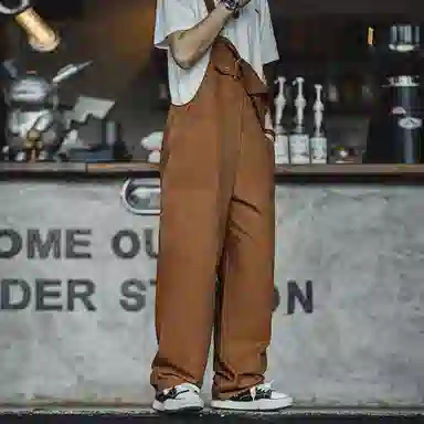 MADEN Vintage Navy Deck Overalls