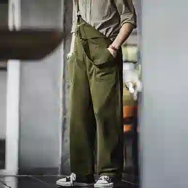 MADEN Vintage Navy Deck Overalls