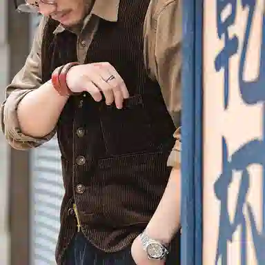 MADEN Vintage Corduroy Vest