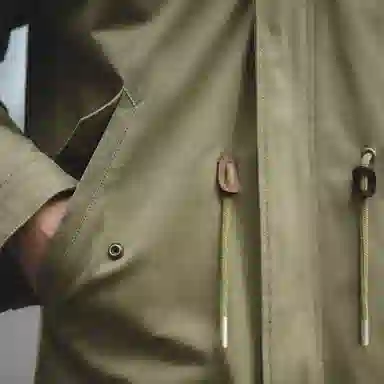 MADEN Parker Coat Military Green