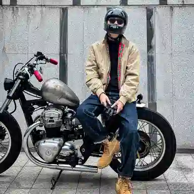 MADEN Harrington Jacket Khaki