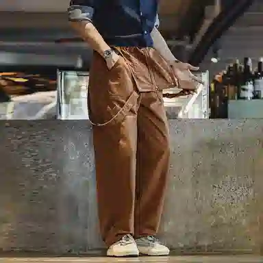 MADEN Vintage Navy Deck Overalls