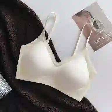 芬腾 纯色无痕薄款小胸聚拢无钢圈美背凉感文胸 女款