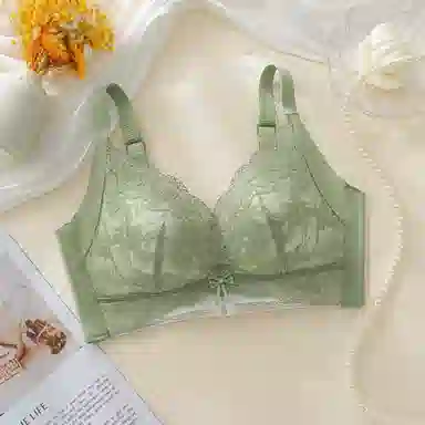 芬腾 调整型全罩杯聚拢上托收副乳无钢圈防下垂舒适蕾丝文胸 女款