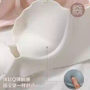 芬腾 薄款无痕小胸聚拢显大调整型收副乳防下垂大胸显小一片式文胸 女款