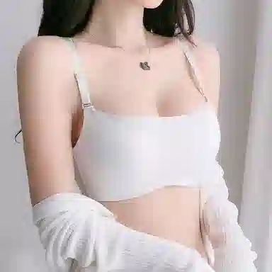 芬腾 小胸显大无痕抹胸式聚拢薄防下垂收副乳文胸 女款