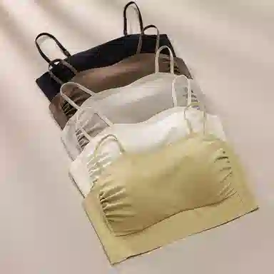 芬腾 纯色上托聚拢无钢圈文胸 女款