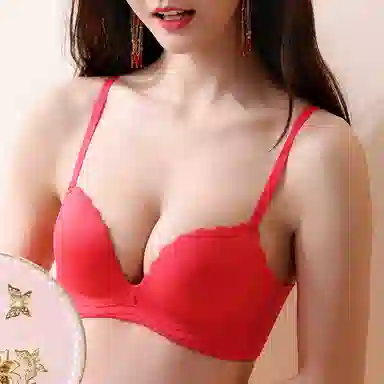 芬腾 薄款无痕小胸聚拢显大调整型收副乳防下垂大胸显小一片式文胸 女款