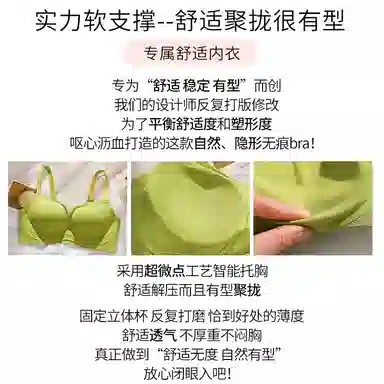 芬腾  聚拢调整型 上托防下垂文胸 女款