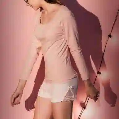 芬腾 圆领纯色上衣保暖上装 女款