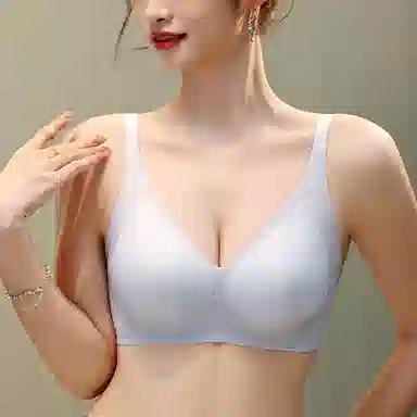 芬腾 无痕美背薄款小胸聚拢防下垂收副乳调整型上托文胸 女款