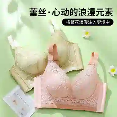 芬腾 调整型聚拢小胸显大上托收副乳无钢圈防下垂文胸 女款