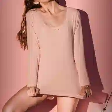 芬腾 圆领纯色上衣保暖上装 女款