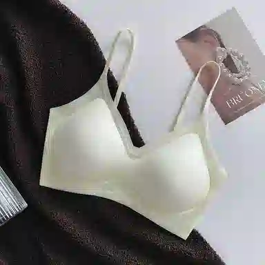 芬腾 纯色无痕薄款小胸聚拢无钢圈美背凉感文胸 女款