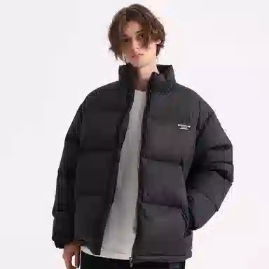 BTK Basic Letter Print Down Jacket